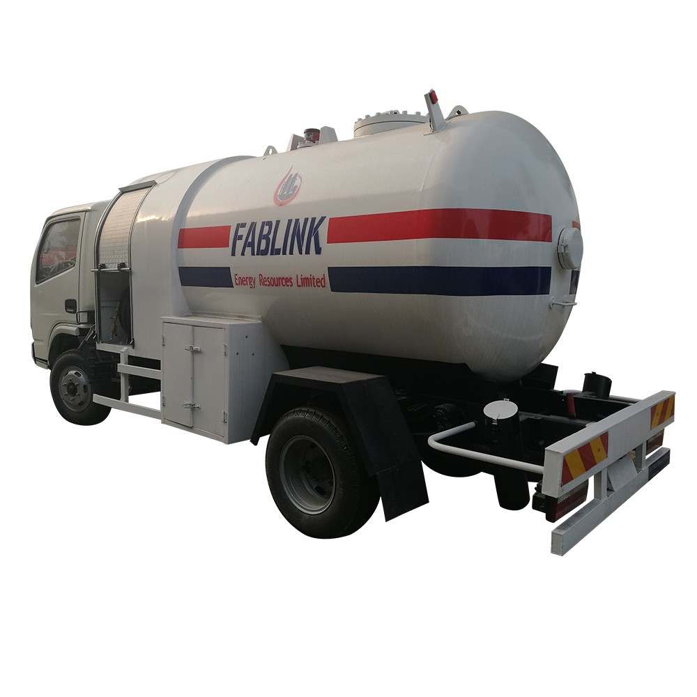 کامیون توزیع کننده 6 چرخ 5 سی بی در LPG