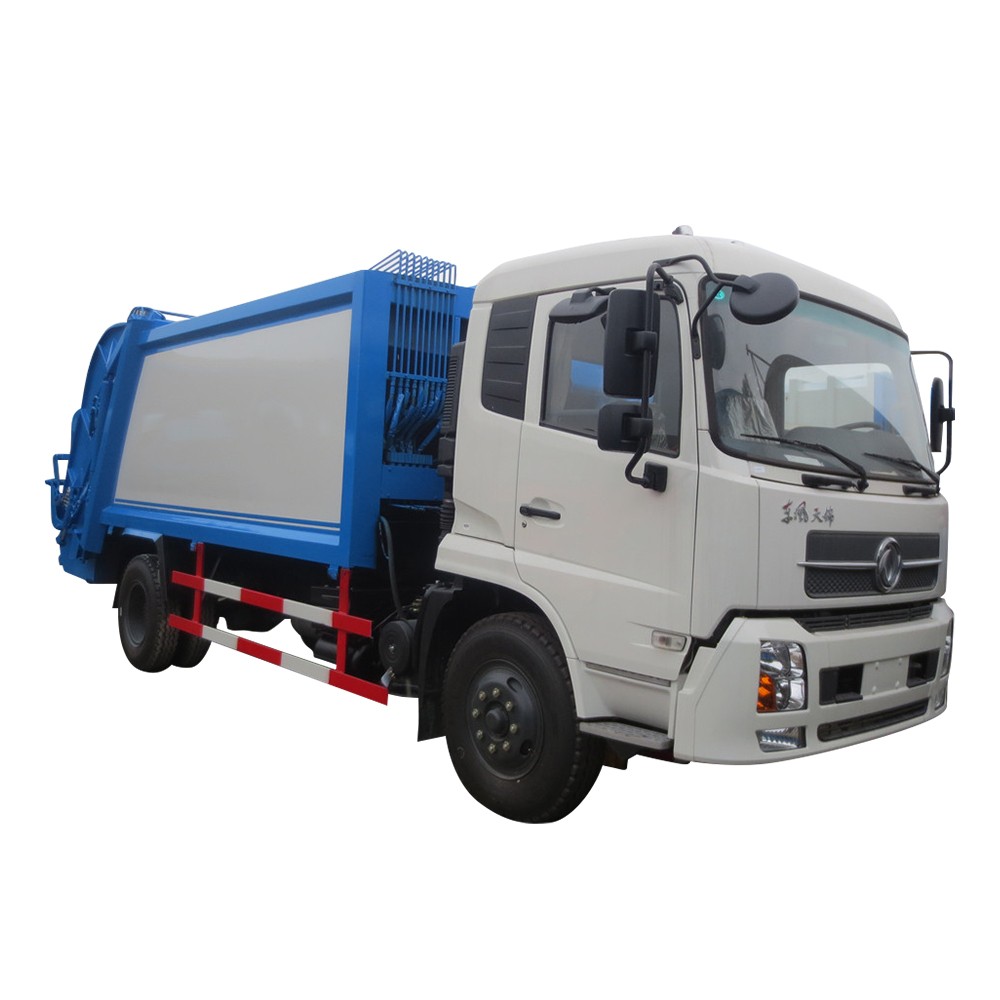 کامیون بالابر ظروف زباله Dongfeng 10 Cbm
